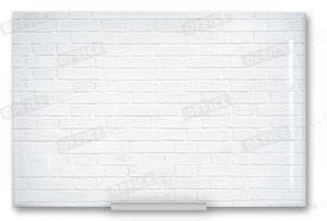 Магнитно-маркерная доска Standart 400х600 Белый кирпич